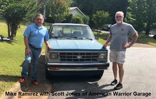 Mike Ramirez with Scott Jones of American Warrior Garage